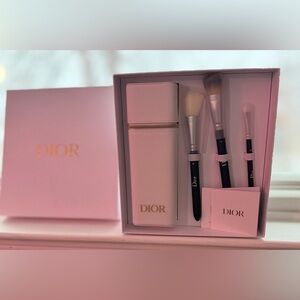 Dior White and Black Makeup Brush Set